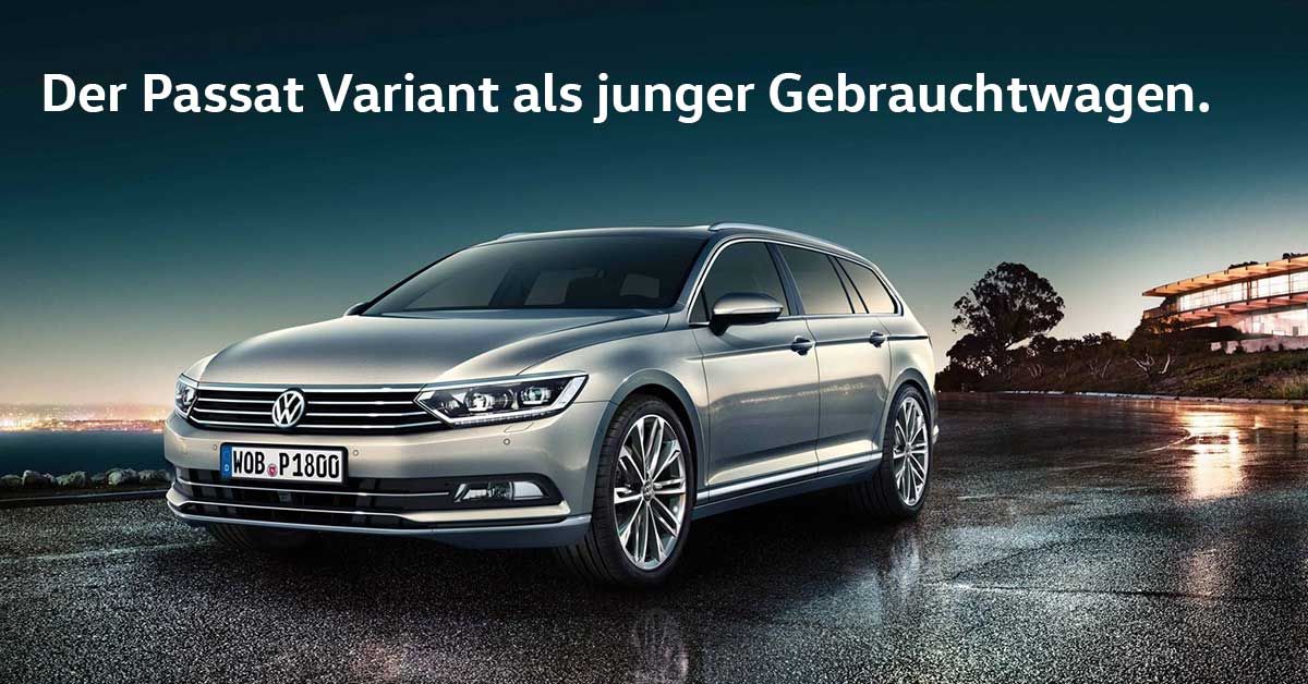 Volkswagen Passat Variant Als Junger Gebrauchtwagen