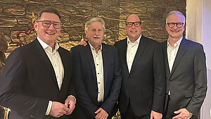 Gregor Budde, Uli Kemper, Heinrich Rosier und Marc Heinen